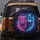 Curious Lion Cub Stoic Wolf Neon Cosmic Nebula - Wildlife Lover Home Decor Gift Spare Tire Cover - 5