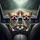Joyful Chihuahua Dogs Gold Chain Steering Automotive Interior - Car Decor Gift Spare Tire Cover - 6