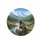 Raccoon Mountain River Snow Peaks Wildflowers - Wildlife Lover Gift Spare Tire Cover - 4