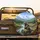 Raccoon Mountain River Snow Peaks Wildflowers - Wildlife Lover Gift Spare Tire Cover - 2