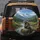 Raccoon Mountain River Snow Peaks Wildflowers - Wildlife Lover Gift Spare Tire Cover - 5