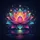 Ornate Lotus Flower Filigree Radiant Celestial Water - Mystical Home Decor Gift Spare Tire Cover - 6