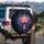 Ornate Lotus Flower Filigree Radiant Celestial Water - Mystical Home Decor Gift Spare Tire Cover - 3