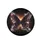 Black Butterfly Rose Ruby Gemstone Cosmic Starburst Fantasy Glam Decor Gift Spare Tire Cover - 4
