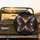 Black Butterfly Rose Ruby Gemstone Cosmic Starburst Fantasy Glam Decor Gift Spare Tire Cover - 2