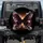 Black Butterfly Rose Ruby Gemstone Cosmic Starburst Fantasy Glam Decor Gift Spare Tire Cover - 1