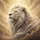 Majestic White Lion Flowing Mane Golden Cloudscape - Outdoor Lifestyle Gift Spare Tire Cover - 6
