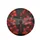 Realistic Red Dragonfly Translucent Wings Lush Red Lilies Starry Sky - Wildlife Lover Gift Spare Tire Cover - 4