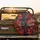 Realistic Red Dragonfly Translucent Wings Lush Red Lilies Starry Sky - Wildlife Lover Gift Spare Tire Cover - 2