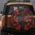 Realistic Red Dragonfly Translucent Wings Lush Red Lilies Starry Sky - Wildlife Lover Gift Spare Tire Cover - 5