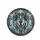 Wolf Head Aquamarine Gemstone Tribal Headdress - Wildlife Lover Gift Spare Tire Cover - 4
