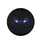 Electric Blue Eyes Dark Smoke Tendrils Deep Blue Light Rays - Travel Essentials Spare Tire Cover - 4
