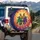Four Skeletons Vibrant Hoodies Sunglasses Sunset - Road Trip Adventure Gift Spare Tire Cover - 3