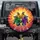 Four Skeletons Vibrant Hoodies Sunglasses Sunset - Road Trip Adventure Gift Spare Tire Cover - 1