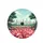 Pink Flamingos City Skyline Urban Park Scene - Wildlife Home Decor Gift for Bird Lovers Spare Tire Cover - 4