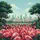 Pink Flamingos City Skyline Urban Park Scene - Wildlife Home Decor Gift for Bird Lovers Spare Tire Cover - 6