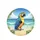 Majestic Blue Macaw Tropical Beach Wildlife Lover Gift Spare Tire Cover - 4