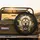 Roaring Lion Head Gold Splashes - Wildlife Lover Gift for Adventure Seeker Spare Tire Cover - 2