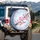 Cherry Blossoms Sakura Falling Petals - Outdoor Style Nature Lover Gift Spare Tire Cover - 3