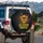 Monarch Butterfly Marigold Flower Sunshine Hurricane Quote - Wildlife Lover Gift for Her Spare Tire Cover - 3