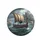 Viking Longship Stone Fortress Stormy Seascape - History Enthusiast Gift Spare Tire Cover - 4