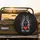 French Bulldog Sitting Red Heart - Everyday Dog Lover Car Decor Gift for Pet Owners Spare Tire Cover - 2