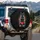 French Bulldog Sitting Red Heart - Everyday Dog Lover Car Decor Gift for Pet Owners Spare Tire Cover - 3