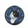 Tuxedo Cat Swirling Foliage - Home Decor Gift for Cat Lover Spare Tire Cover - 4