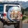 Five Cheerful Corgi Dogs Winter Wonderland Road Trip - Corgi Lover Vehicle Decor Gift Spare Tire Cover - 3