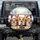 Five Cheerful Corgi Dogs Winter Wonderland Road Trip - Corgi Lover Vehicle Decor Gift Spare Tire Cover - 1