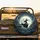 Witch on Broomstick Full Moon Storm Clouds - Halloween Party Fantasy Lover Spare Tire Cover - 2