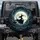Witch on Broomstick Full Moon Storm Clouds - Halloween Party Fantasy Lover Spare Tire Cover - 1
