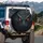 Dark Scaly Skin Reptilian Watchful Eyes - Off-Road Adventure Gift Spare Tire Cover - 3