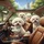 Bichon Frise Dogs Urban Park Car Ride - Dog Lover Gift Spare Tire Cover - 6