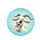 White Goat Wide-Eyed Expression - Farmhouse Decor Gift for Goat Lover Spare Tire Cover - 4