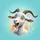 White Goat Wide-Eyed Expression - Farmhouse Decor Gift for Goat Lover Spare Tire Cover - 6
