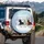Black White Chestnut Galloping Horses Deep Snow Winter Forest - Wildlife Lover Gift Spare Tire Cover - 3
