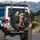 Small Golden-Brown Puppy Bright Eyes Dark Upholstery Interior - Dog Lover Gift Spare Tire Cover - 3