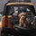 Small Golden-Brown Puppy Bright Eyes Dark Upholstery Interior - Dog Lover Gift Spare Tire Cover - 5