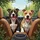 Happy Pit Bull Dogs Car Interior Outdoor Scene - Dog Lover Gift for Pit Bull Lovers Spare Tire Cover - 6