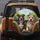 Happy Pit Bull Dogs Car Interior Outdoor Scene - Dog Lover Gift for Pit Bull Lovers Spare Tire Cover - 5