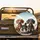 Three Dachshunds Puppy Car Journey Sky Vista - Dachshund Lover Gift Spare Tire Cover - 2