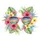 Retro Sunglasses Gradient Lenses Tropical Flowers Lush Foliage - Travel Essentials Spare Tire Cover - 6