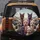 Fluffy Alpacas with Plush Seating Outdoor Landscape - Travel Essentials Alpaca Lover Gift Spare Tire Cover - 5