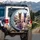Fluffy Alpacas with Plush Seating Outdoor Landscape - Travel Essentials Alpaca Lover Gift Spare Tire Cover - 3