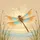 Luminous Dragonfly Echo Rippling Water - Wildlife Lover Gift Spare Tire Cover - 6