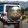 Capybara Group River Valley Landscape - Wildlife Lover Gift Spare Tire Cover - 3