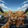 Bengal Cats with Glasses Steering Wheel Road - Cat Lover Gift Spare Tire Cover - 6