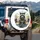 Mischievous Raccoon Steering Wheel - Wildlife Lover Gift for Drivers Spare Tire Cover - 3