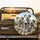 Four Dalmatian Dogs Spotted Coats Amber Eyes Rolling Hills Scenic Vista - Dog Lover Gift Spare Tire Cover - 2